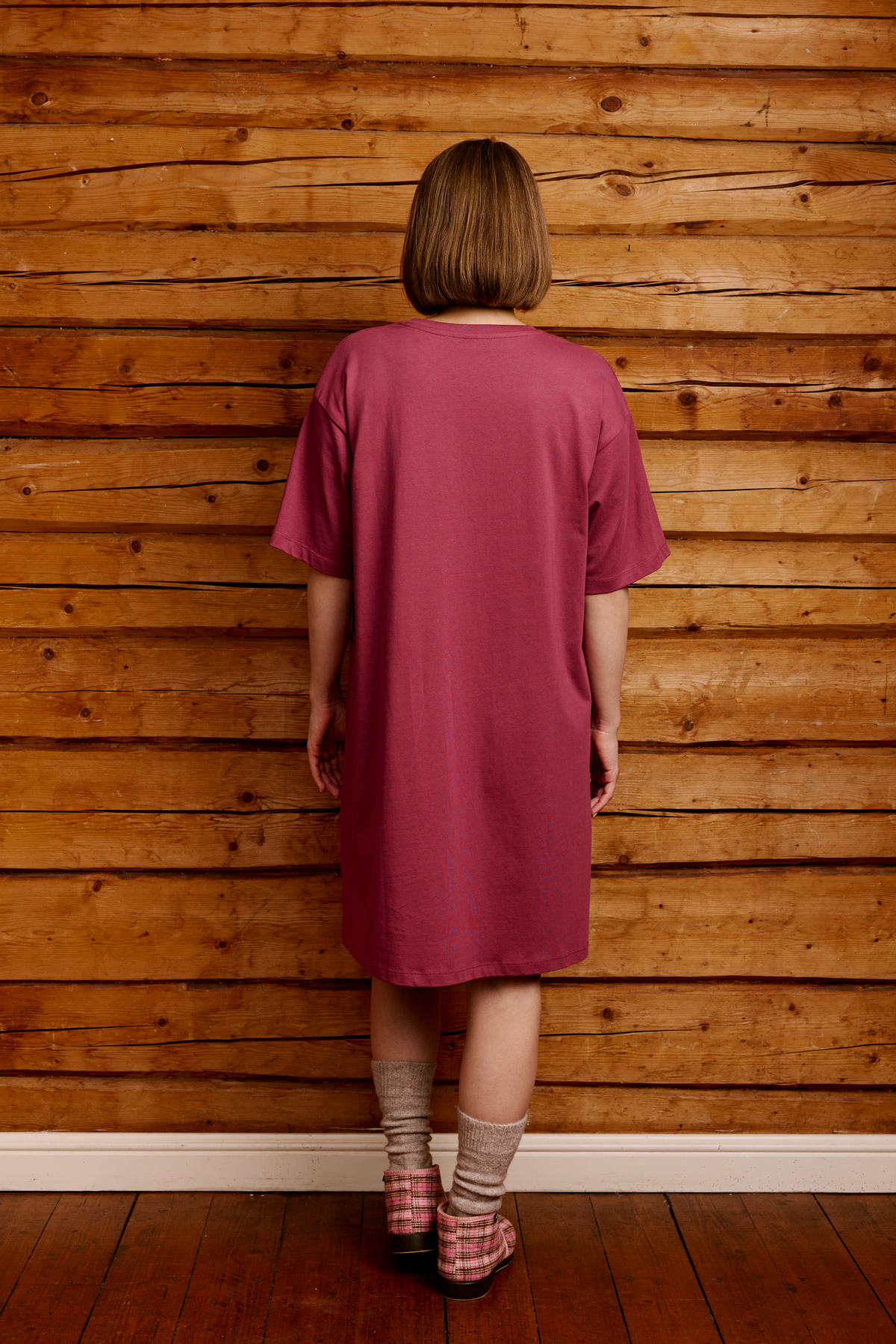RW15001-431-XXL_5; RW15001-431-XL_5; RW15001-431-S_5; RW15001-431-M_5; RW15001-431-L_5; Finlayson Aino yöpaita Vaaleanpunainen / L