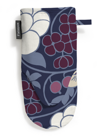 80006-5463-01-10; Finlayson Hilla Patakinnas Tummansininen / Luumu / 15x30 cm