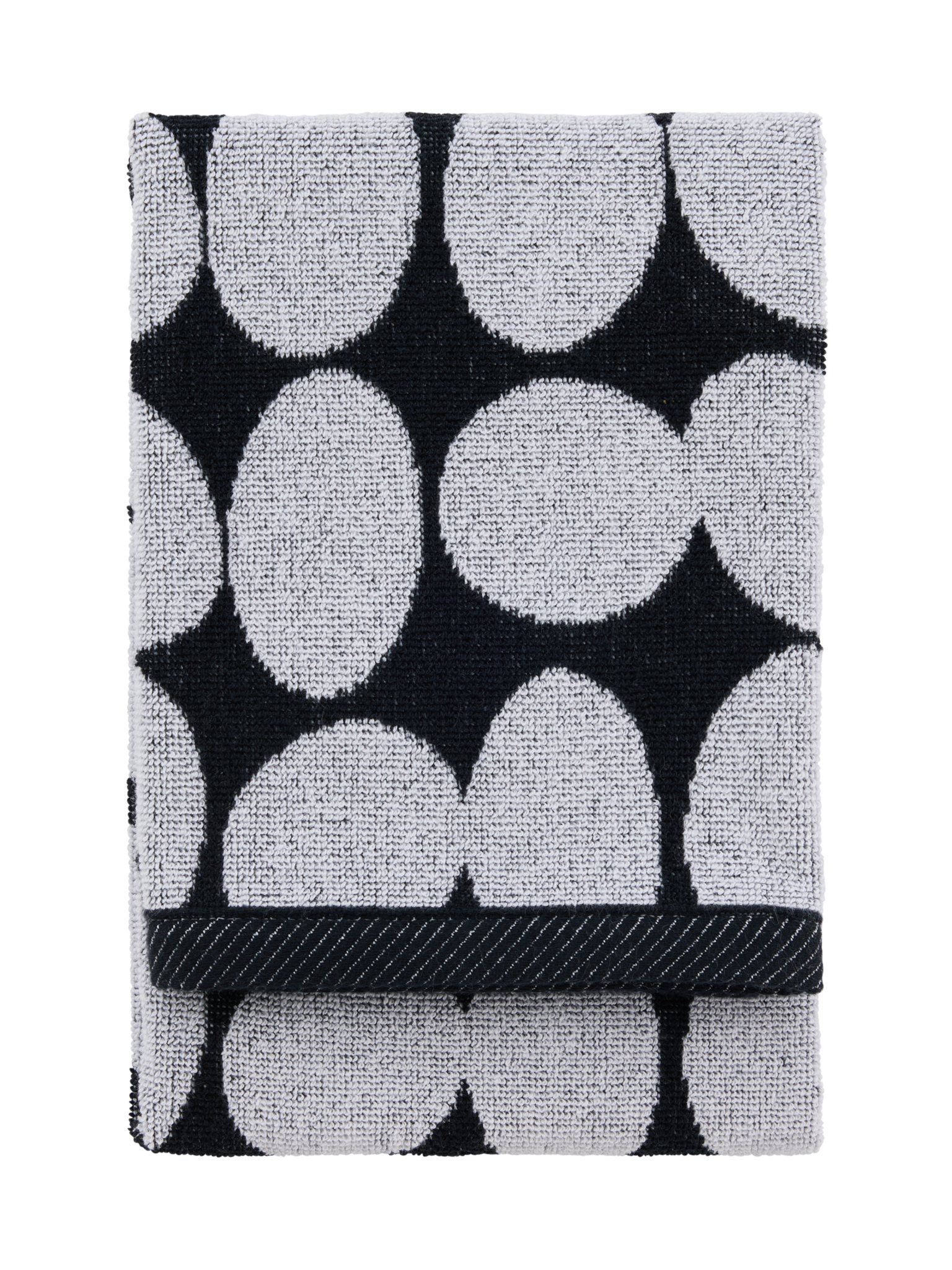 71263-4972-10-12; Finlayson Pikku pop Käsipyyhe Mustavalkoinen / 50x70 cm 