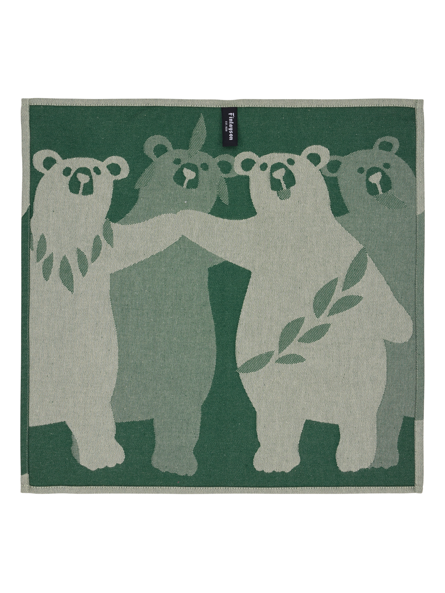 70101-5165-01-12_5; Finlayson Kopla Laudeliina Vihreä / 50x50 cm 
