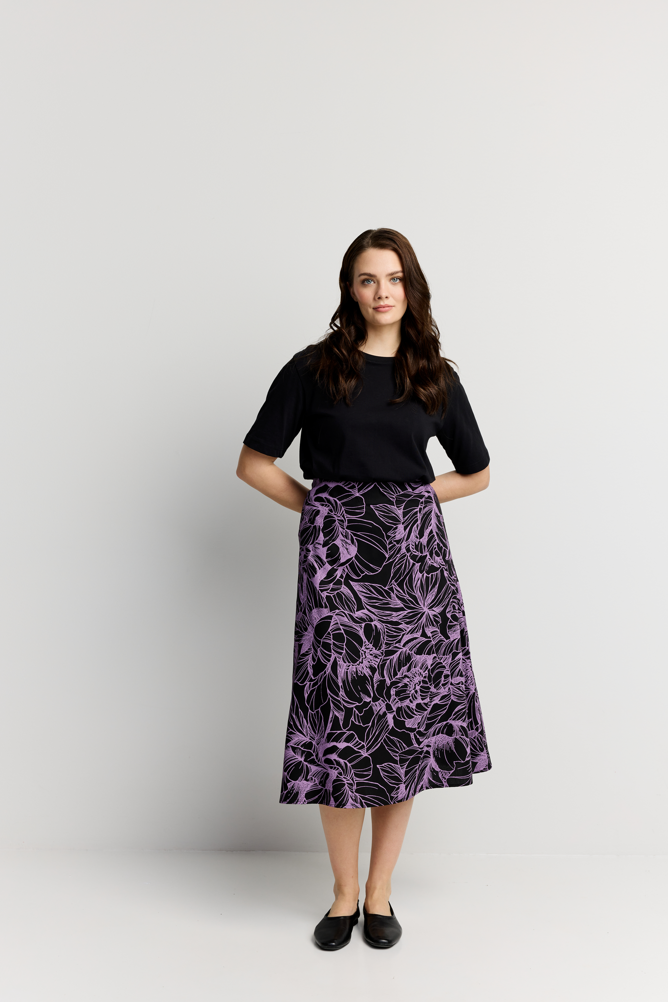 FW71001-941-XL; Finlayson Pioni Hame Musta / Malva / XL 