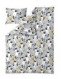 60652-5490-01-06; Finlayson Sekaparvi Pussilakanasetti Pastelli / 150x210 + 50x60 cm 