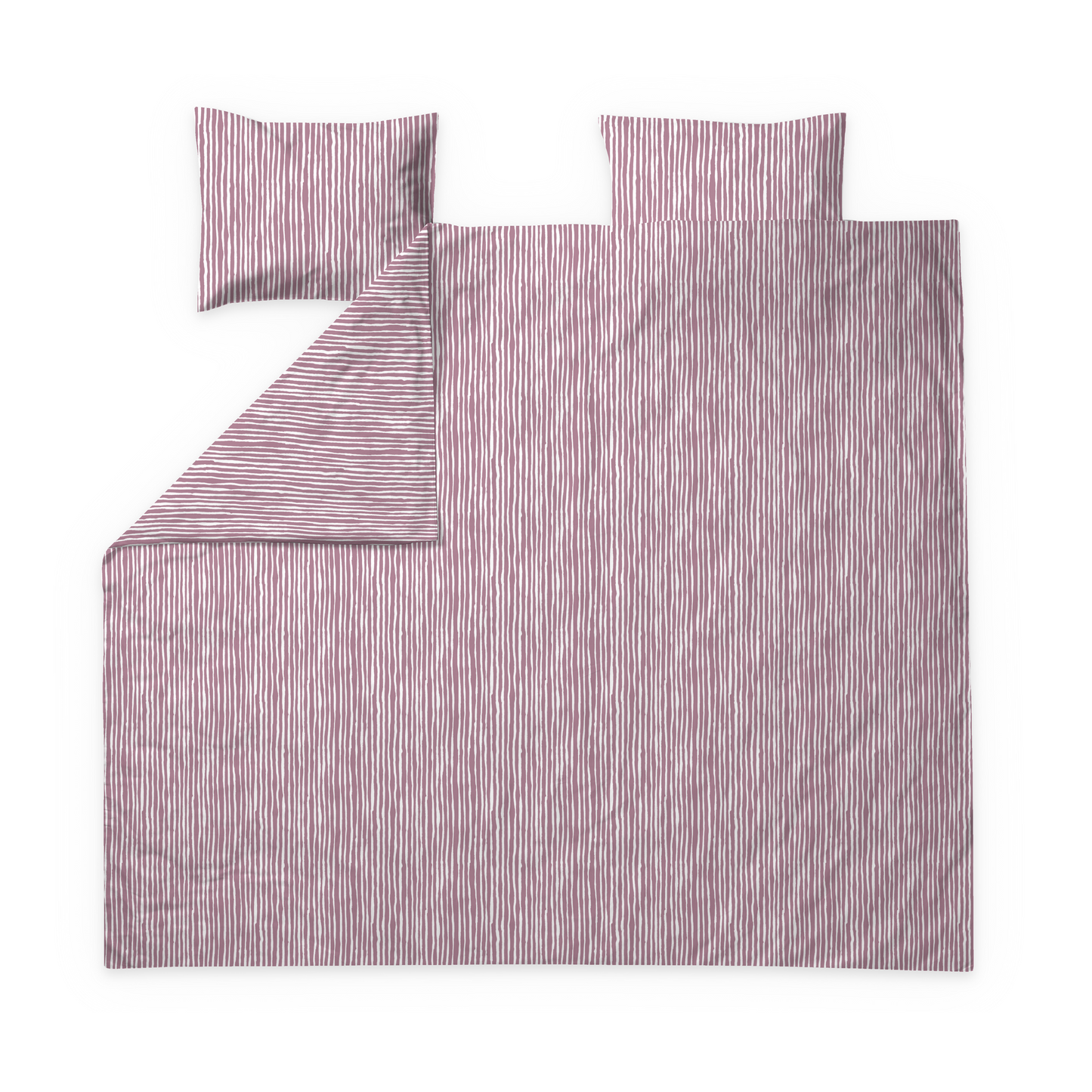 60683-5238-08-05; Finlayson Tiuhta Parivuoteen pussilakanasetti Malva / 240x210 + 50x60 cm 