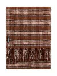 21993-1951-01-04; Finlayson Reino Torkkupeitto Ruskea / 130x170 cm 