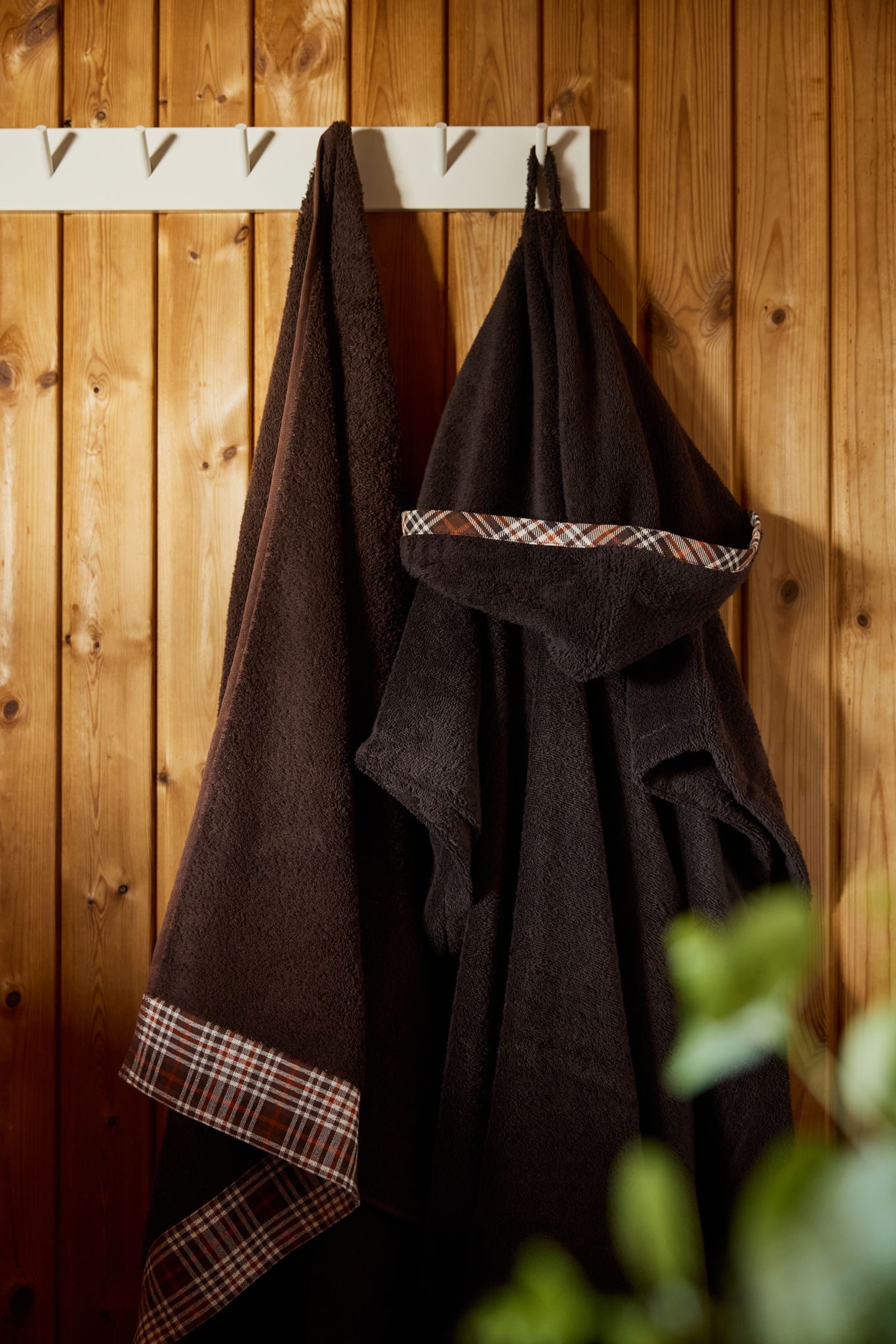 71214-1951-01-03_3; Finlayson Reino Kylpyponcho Ruskea / Onesize 