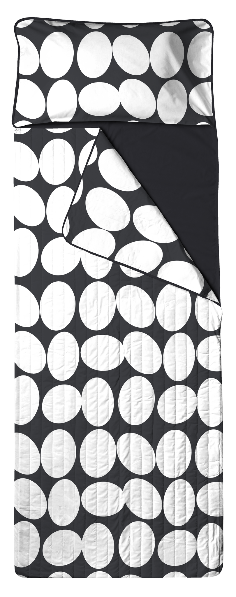 60432-4511-04-06; Finlayson Pop Unipussi Musta / 90x250 cm 