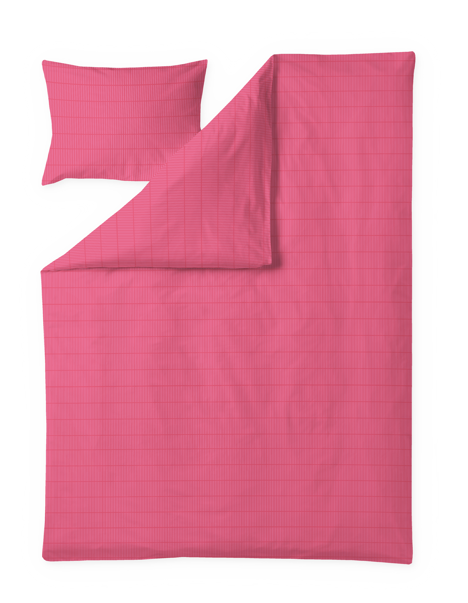 60712-4292-15-06; Finlayson Ruoko Satiinipussilakanasetti Pinkki / 150x210 + 50x60 cm 
