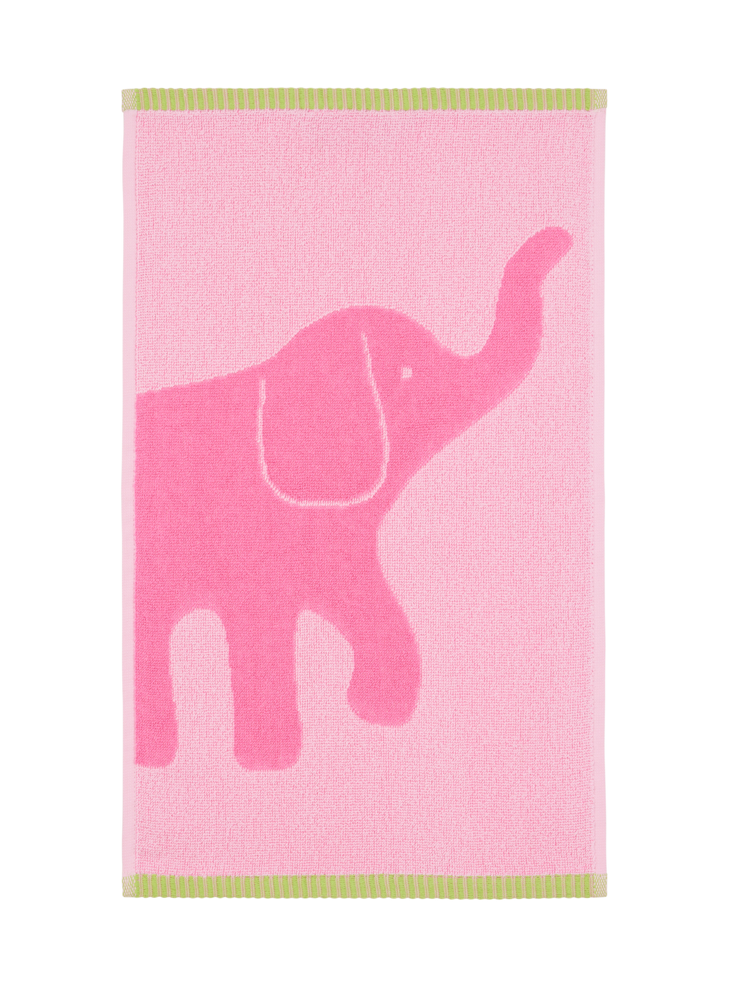 70562-5415-03-12; Finlayson Elefantti vapaa Käsipyyhe Pinkki / Vihreä / 30x50 cm 