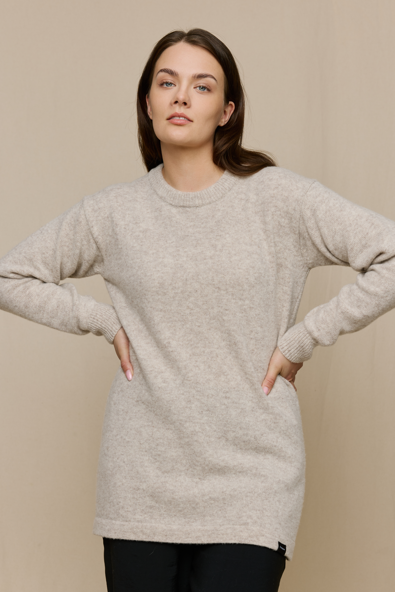 FW51005-121-XXL; Finlayson Klaara Neuletunika Vaalea beige / XXL 