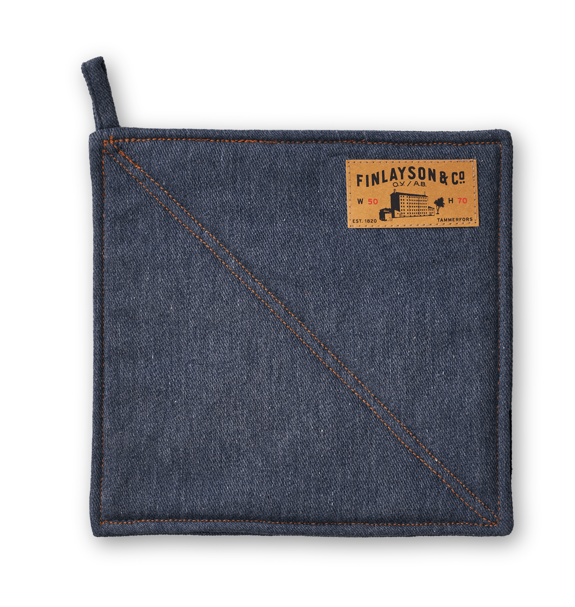 80017-0100-01-10; finlayson.mom Old jeans Patalappu 2 kpl Sininen / 22x22 cm