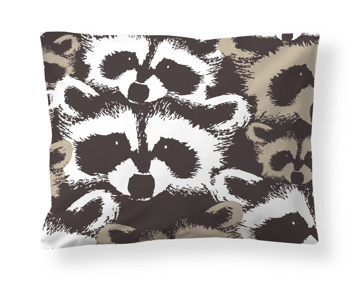 60136-4682-04-10_1; Finlayson PESUE Tyynyliina Tummanruskea / Beige / 50x60 cm 