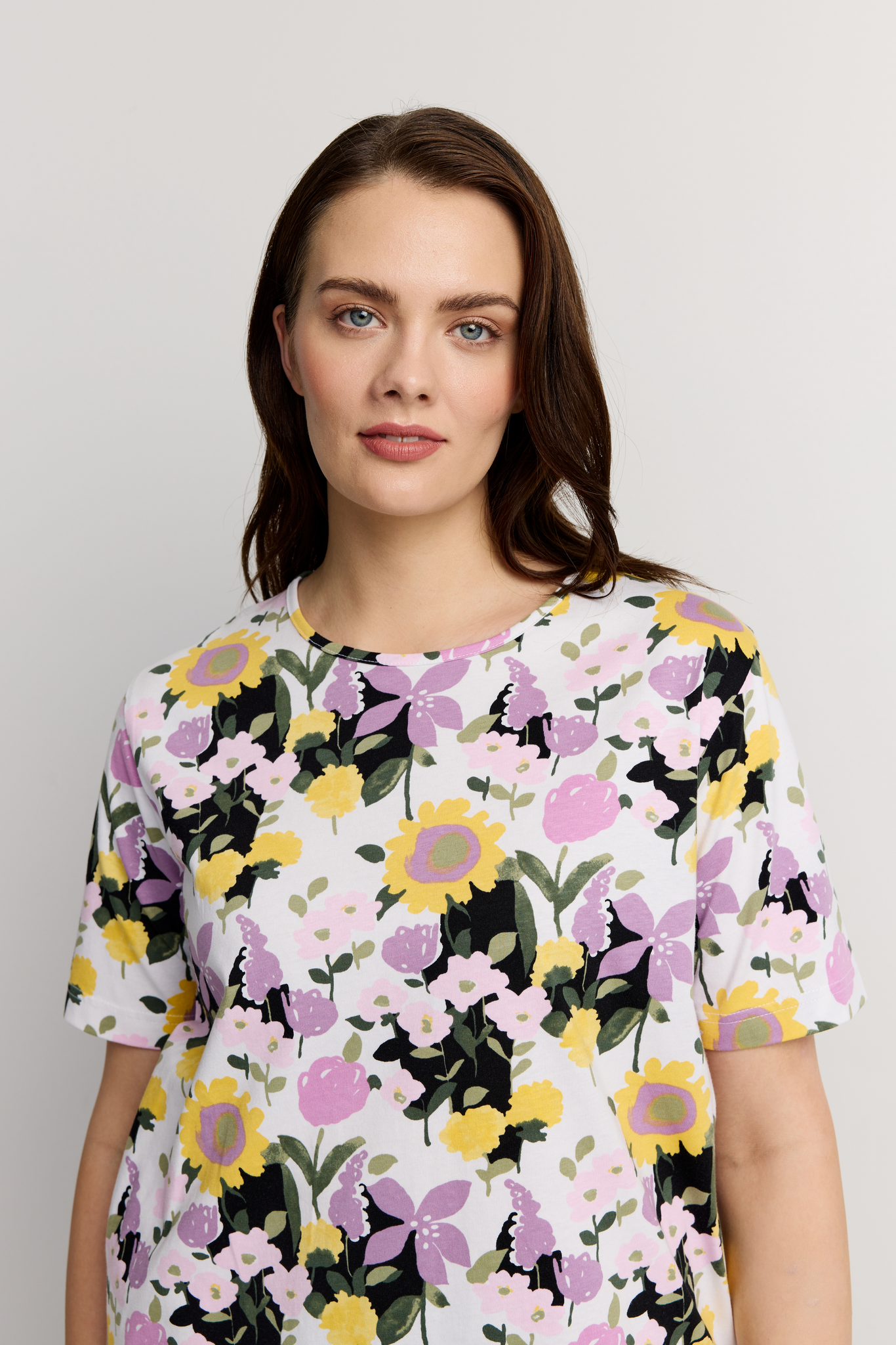 22784447001_6; Finlayson IHANA T-Paita Malva / Keltainen / S 
