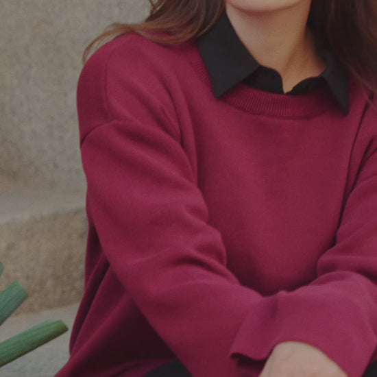 FW51001-471-S; FW51001-471-M; FW51001-471-L; FW51001-471-XL; Eini Knit Red