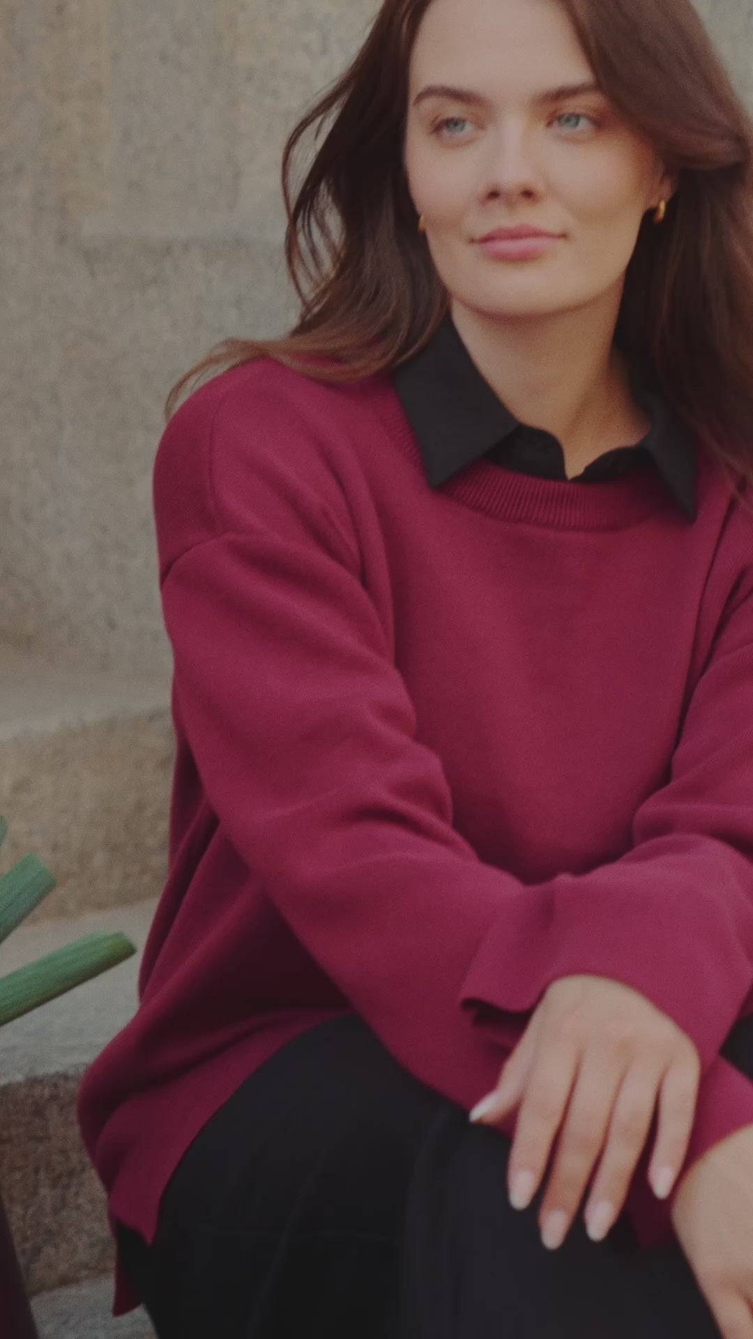 FW51001-471-S; FW51001-471-M; FW51001-471-L; FW51001-471-XL; Eini Knit Red